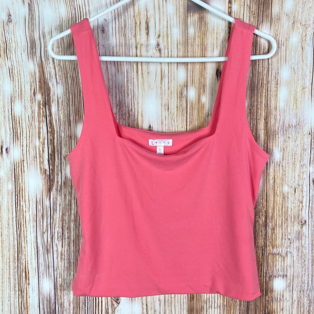 LEITH pink tank top